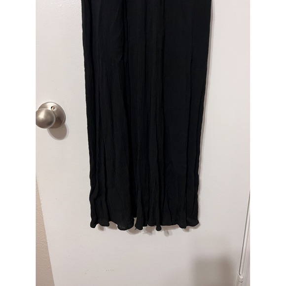 WAYF Black Plunging V-Neck Sleeveless Cut Out Gown Maxi Dress Size XS - Picture 4 of 9